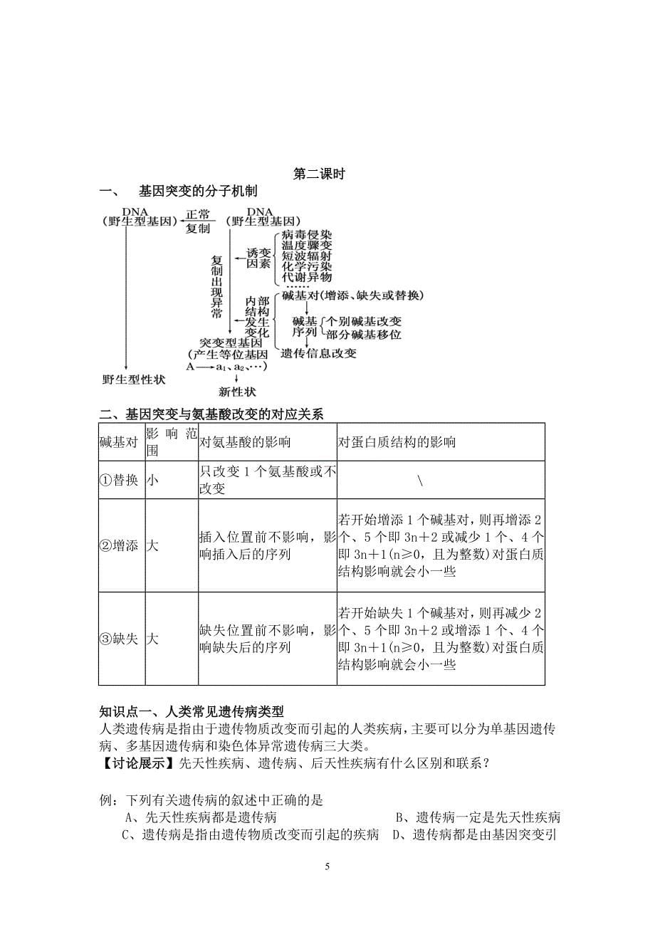 朱梦珂 基因突变及其他变异_第5页