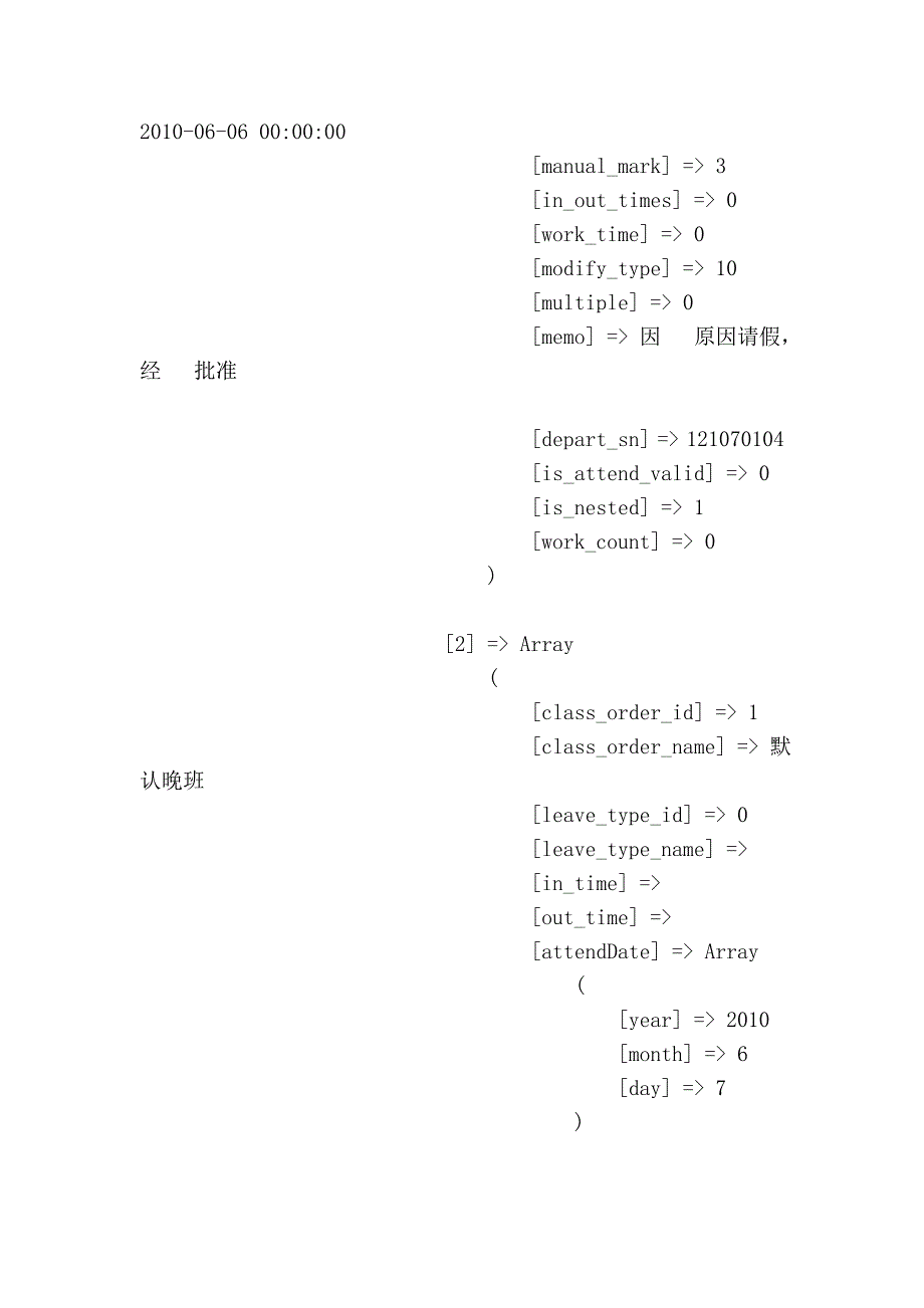 xx矿考勤报表原始结构_第4页