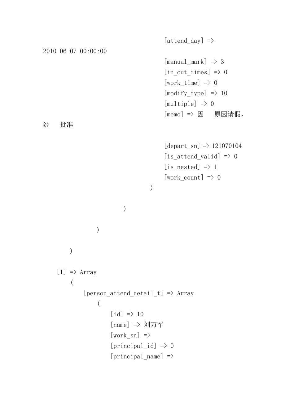 xx矿考勤报表原始结构_第5页