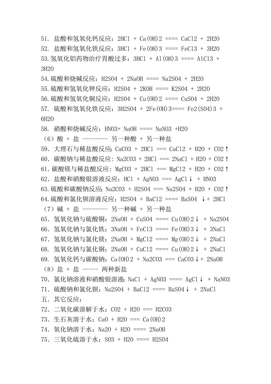 化学方程式、现象_第2页