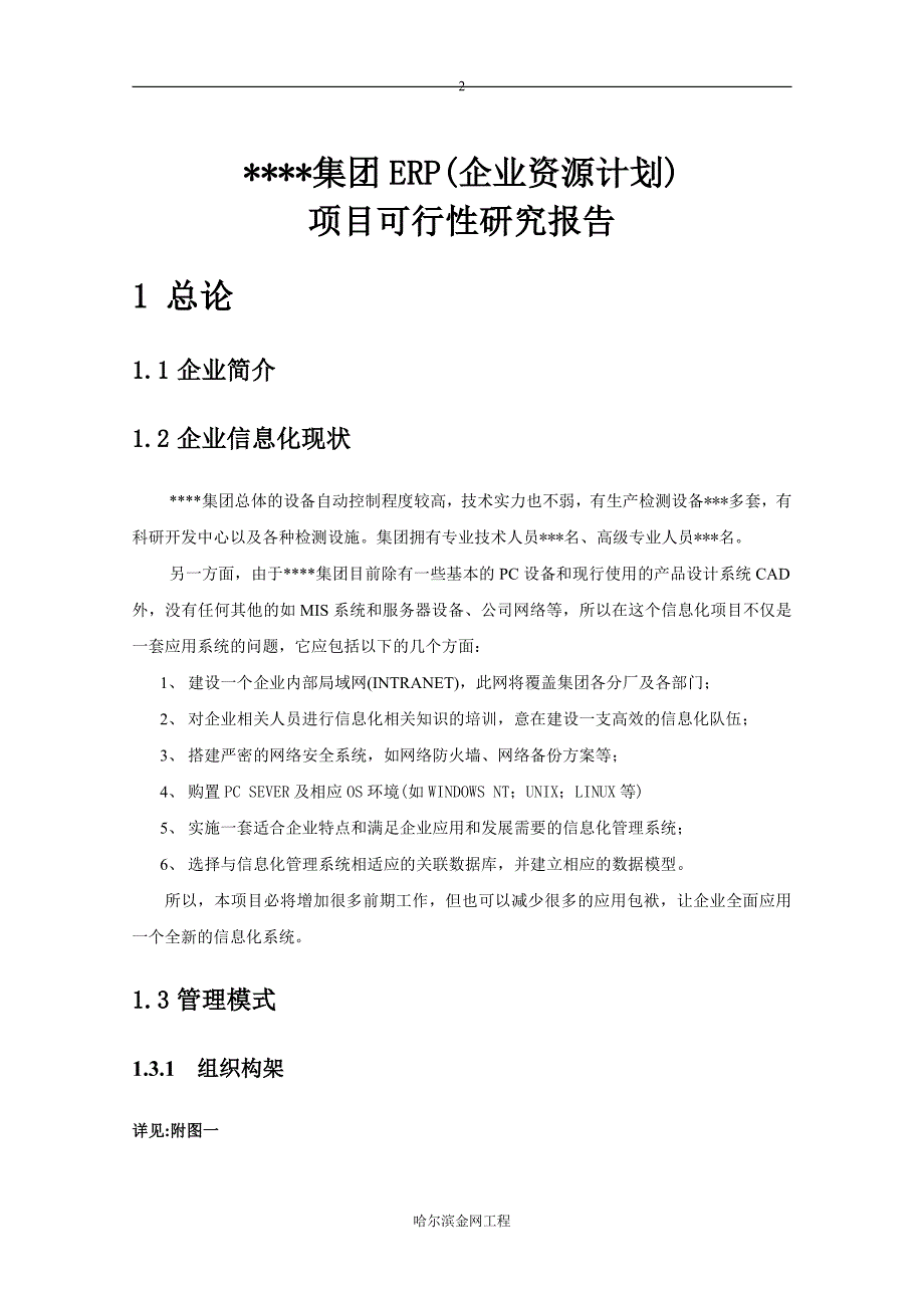 erp(企业资源计划)_项目可行性研究报告_第2页