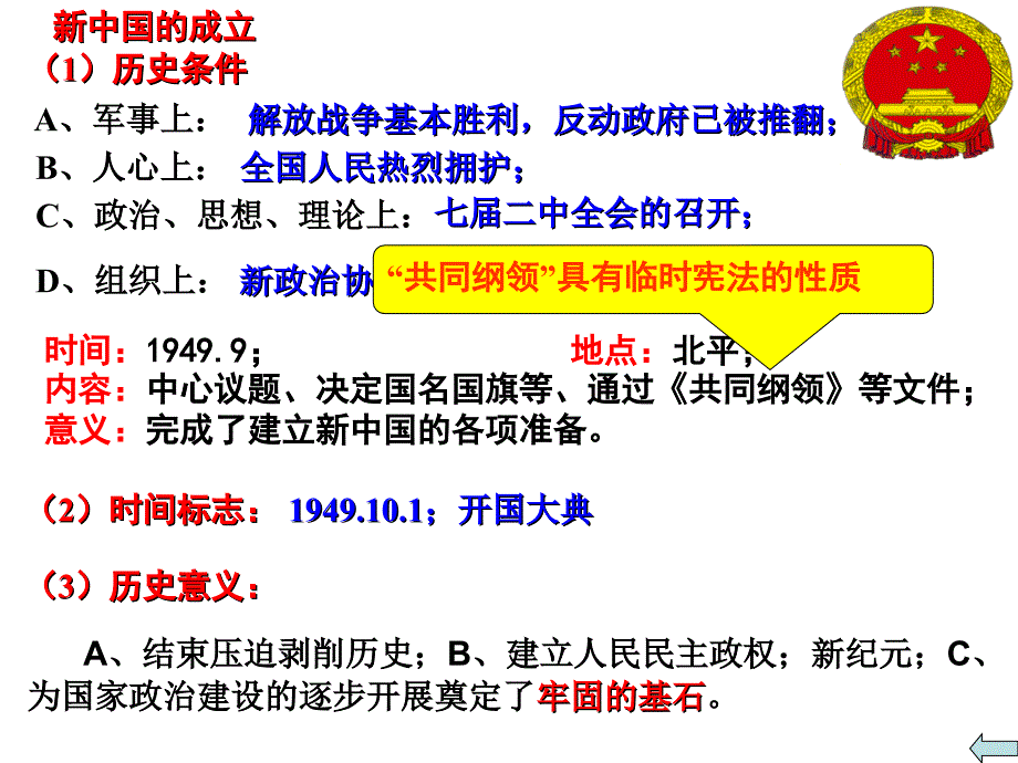 《第六单元　现代中国的政治建设与祖国统一——第20课　新中国的民主政治建设课件》高中历史人教版必修15646_第4页