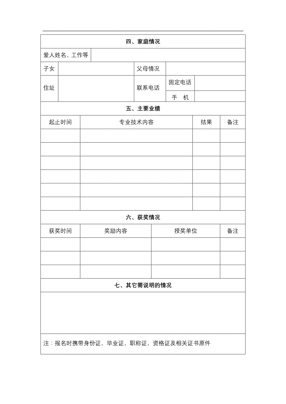 应聘人员简况表_第2页