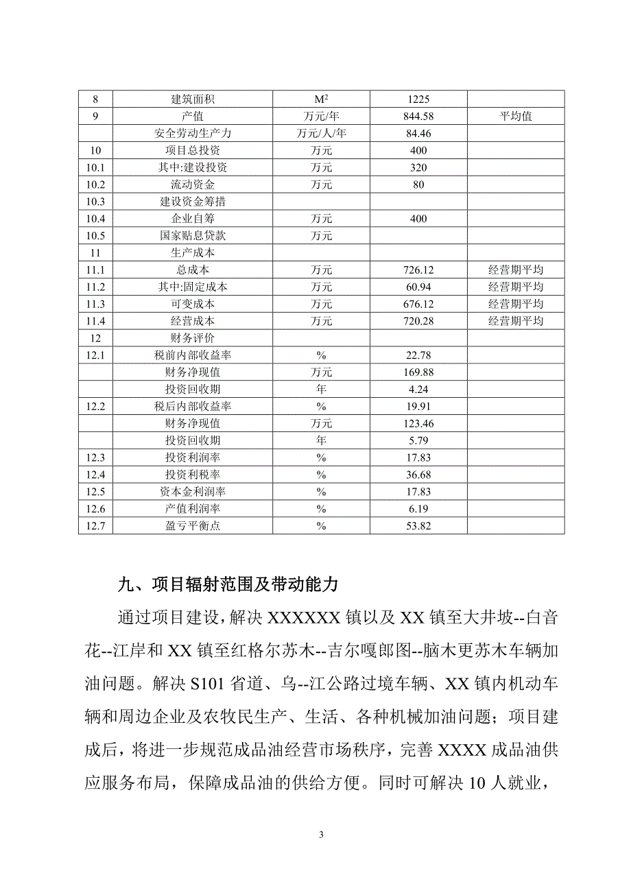 某加油站新建项目可行性研究报告_第3页