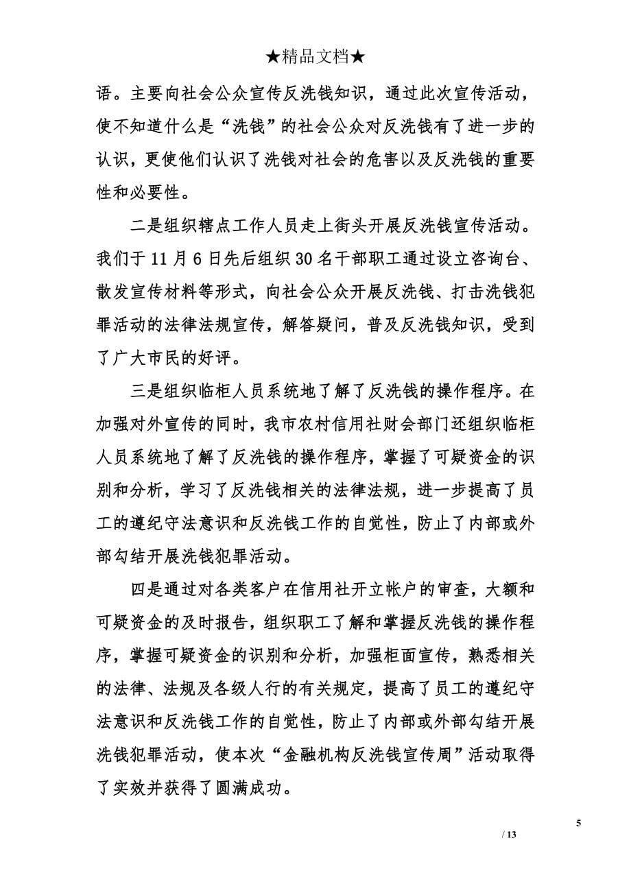 反洗钱活动总结_第5页