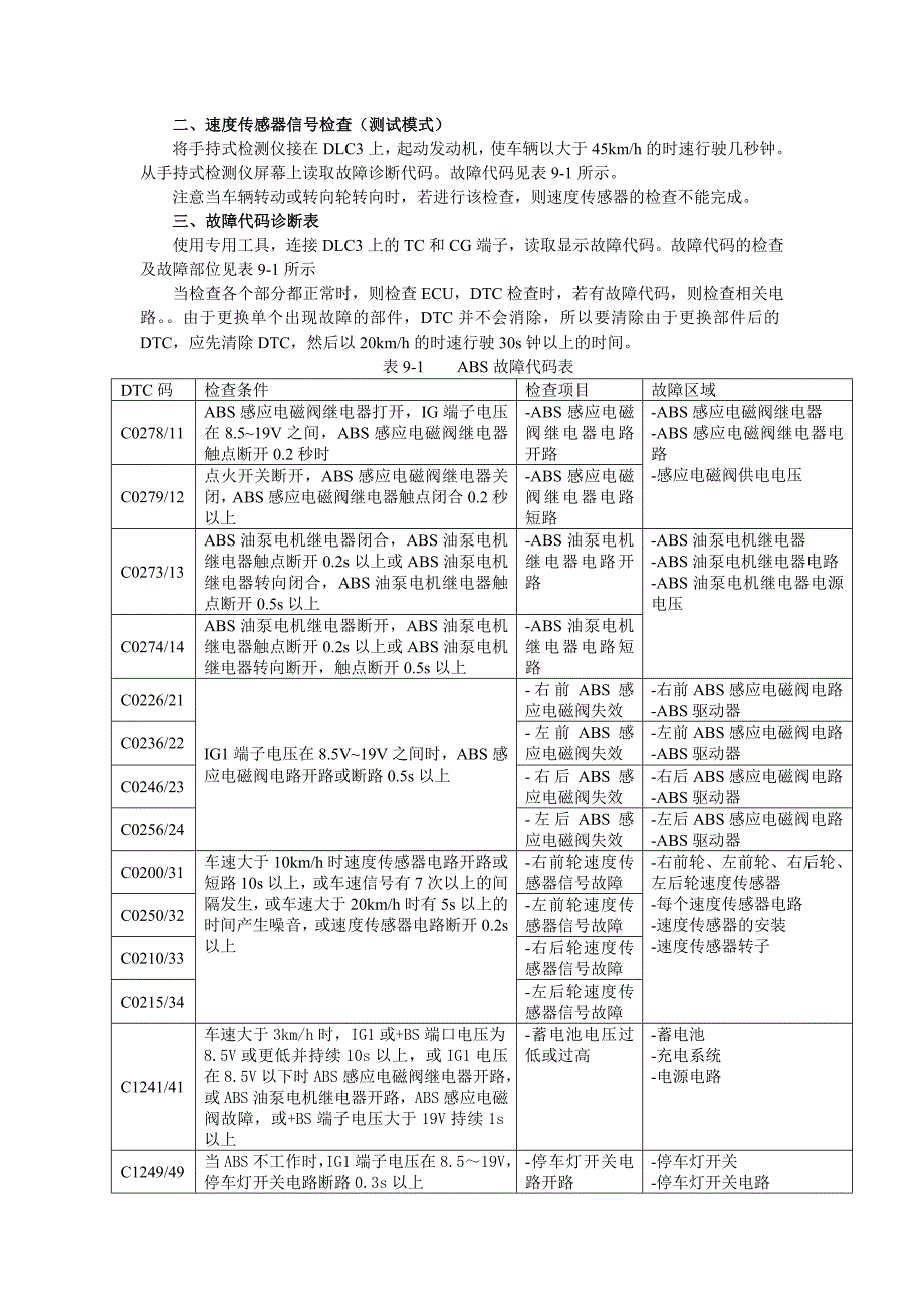 ABS防抱死系统的维修_第3页