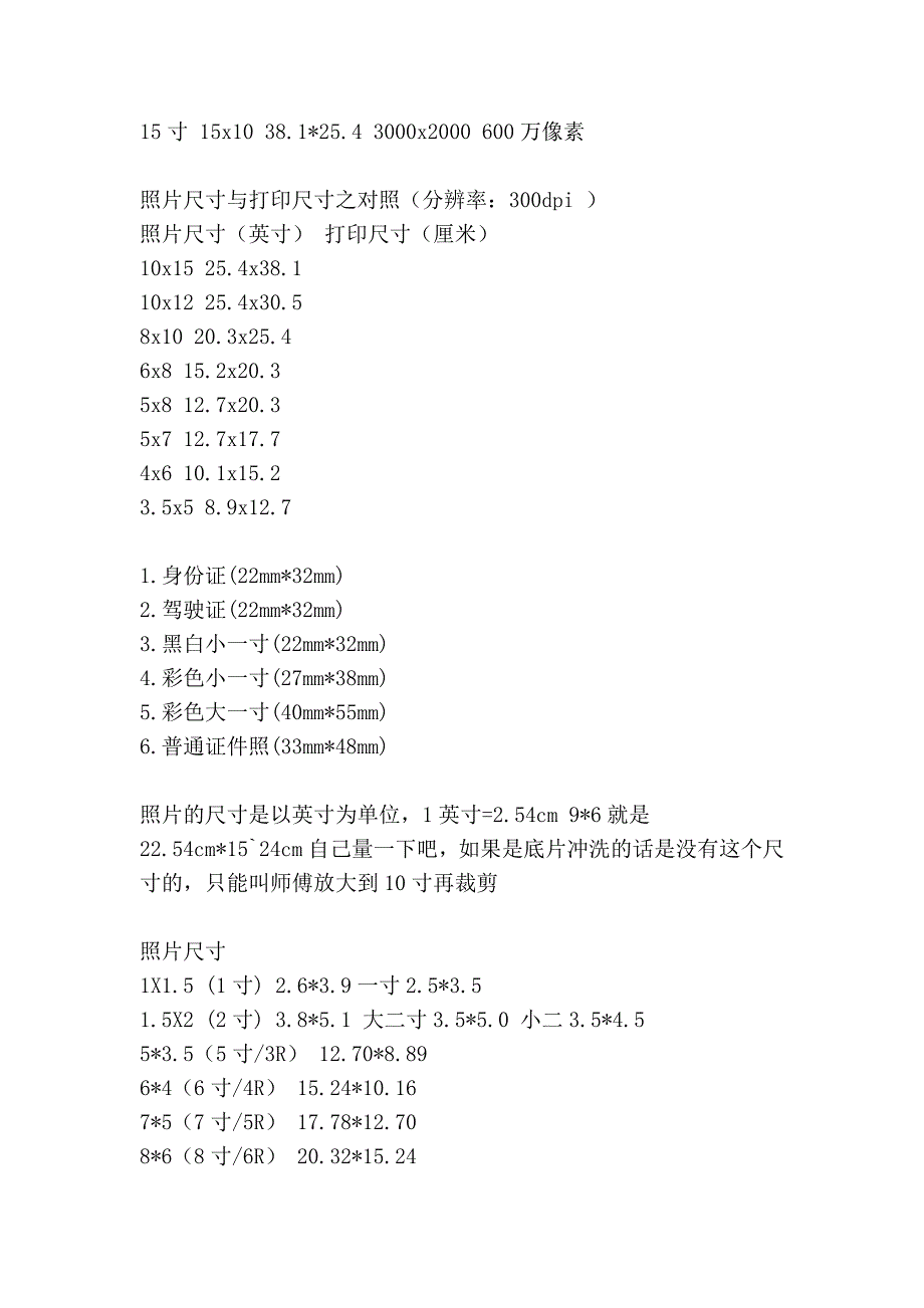 照片尺寸对照码_第3页