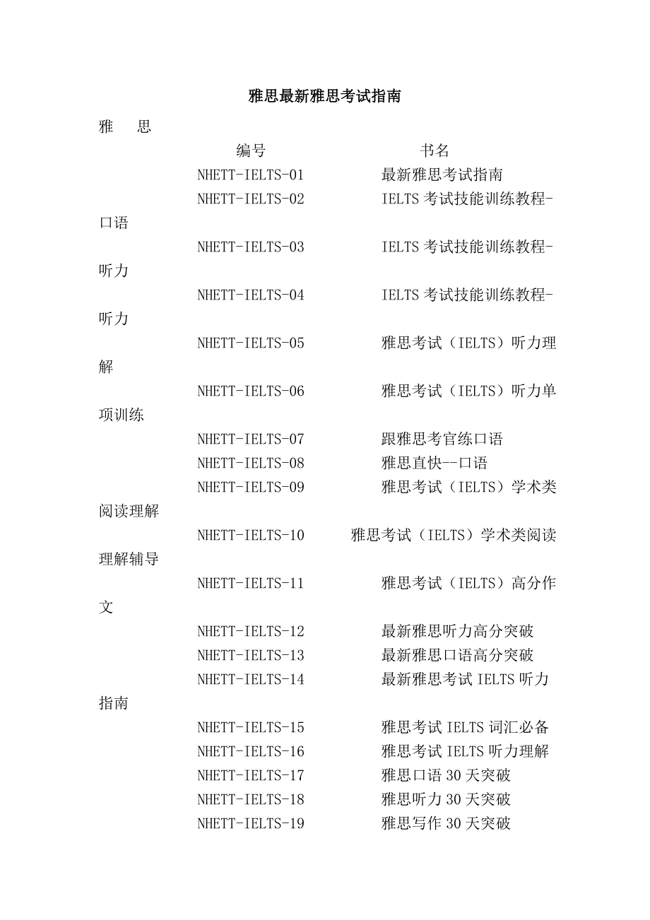 雅思最新雅思考试指南_第1页