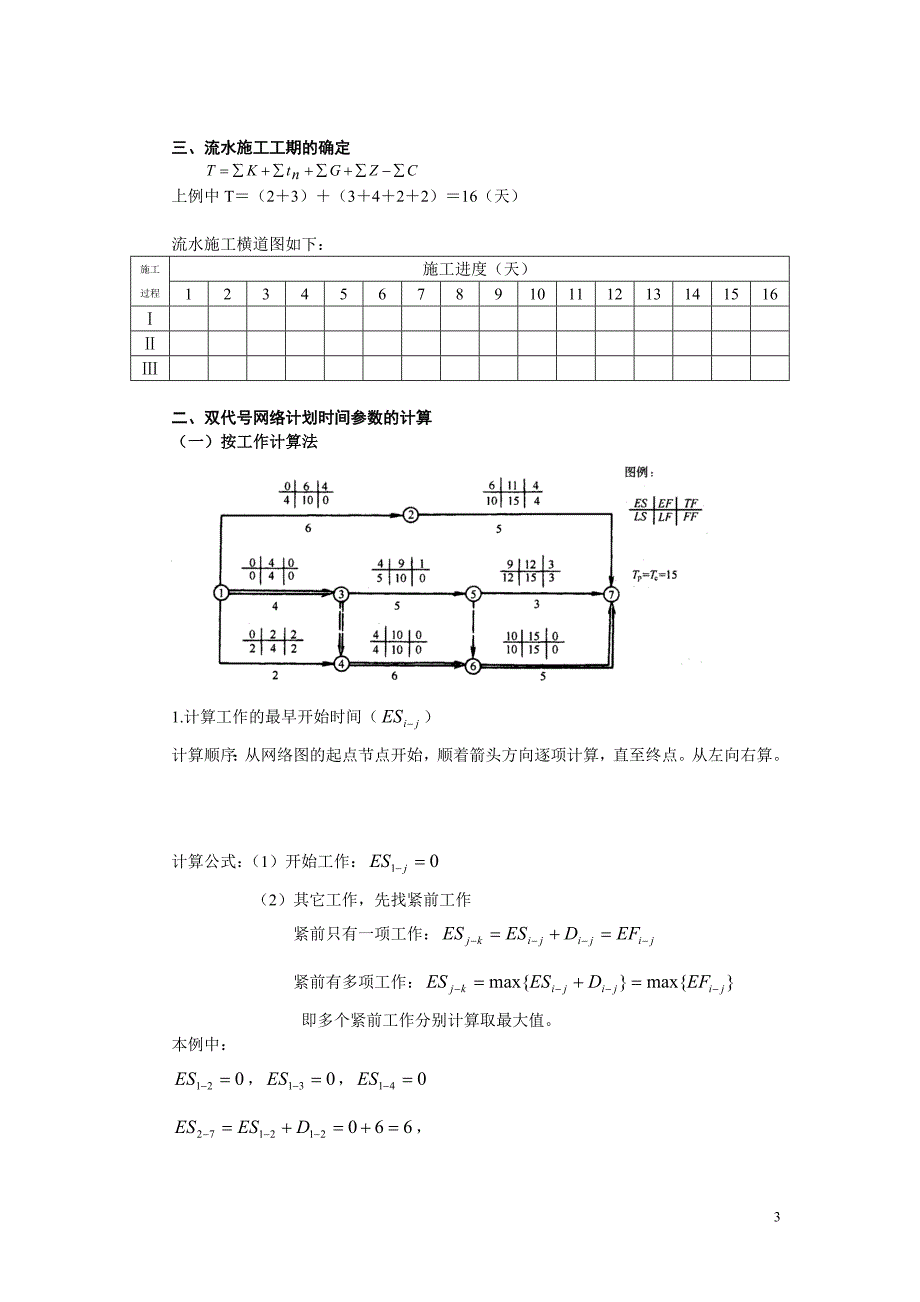 流水施工、网络计划讲义_第3页