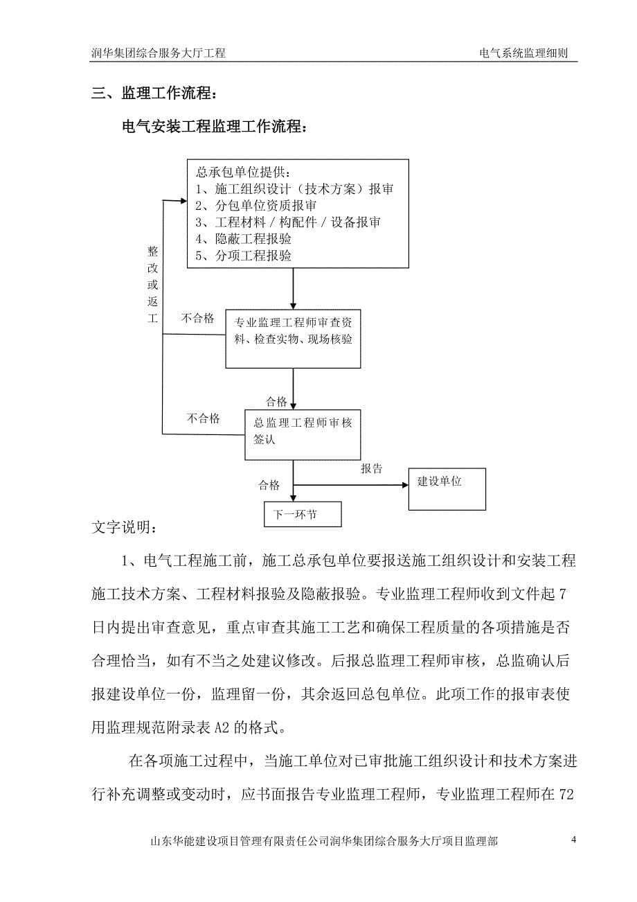 电气系统监理细则_____民建工程_第5页