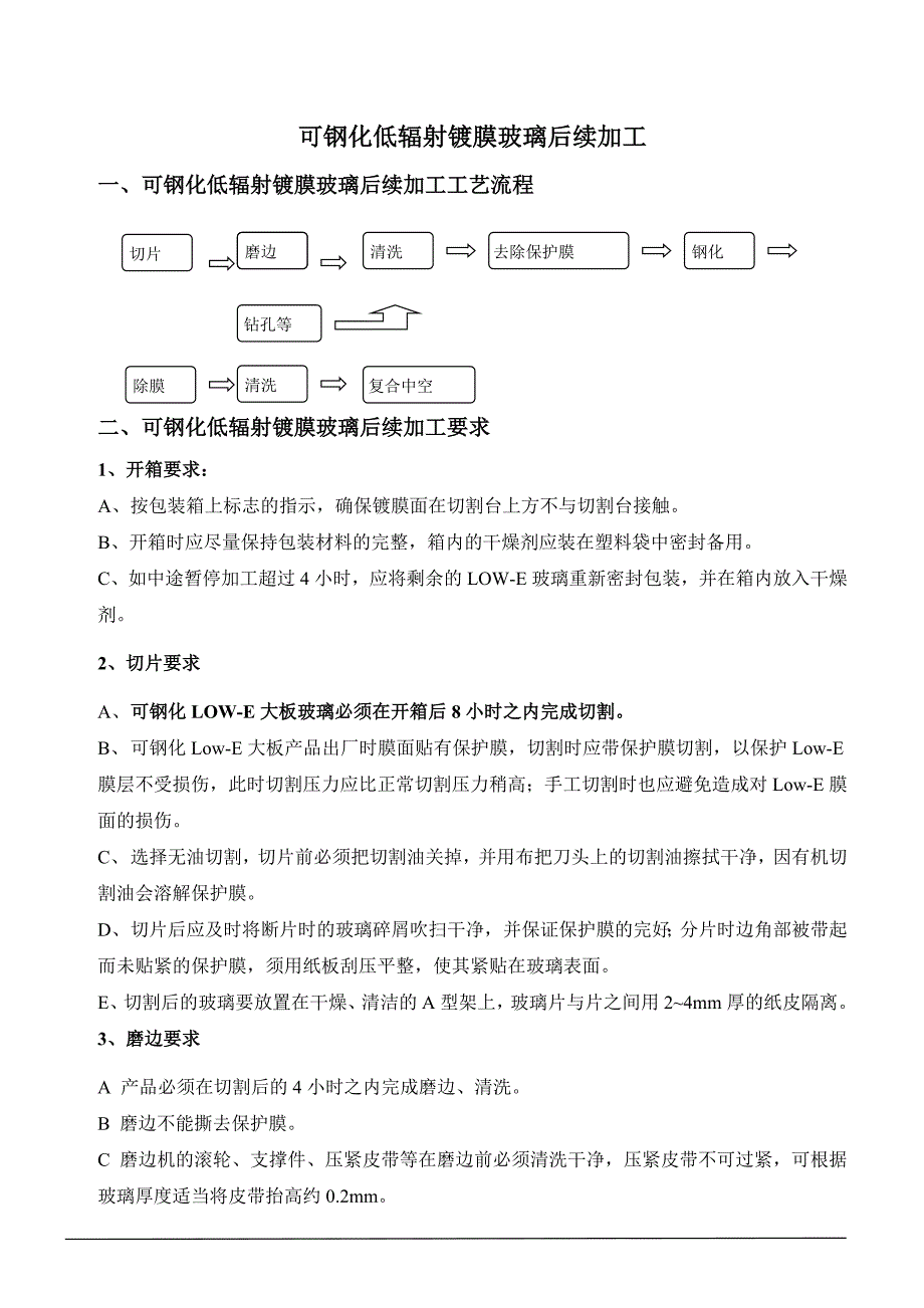 可钢化low-e后续加工_第1页