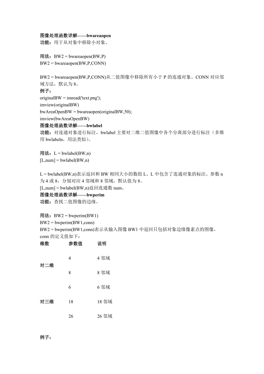 matlab图像处理函数总汇_第1页