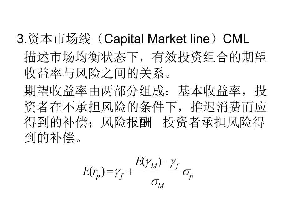投资理论与进展：资本资产定价模型（哈工大版）_第5页