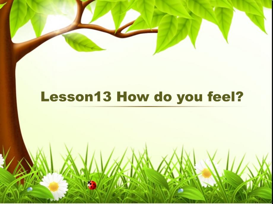 《lesson13　How　Do　You　Feel课件》小学英语冀教版三年级起点三年级上册43151_第1页