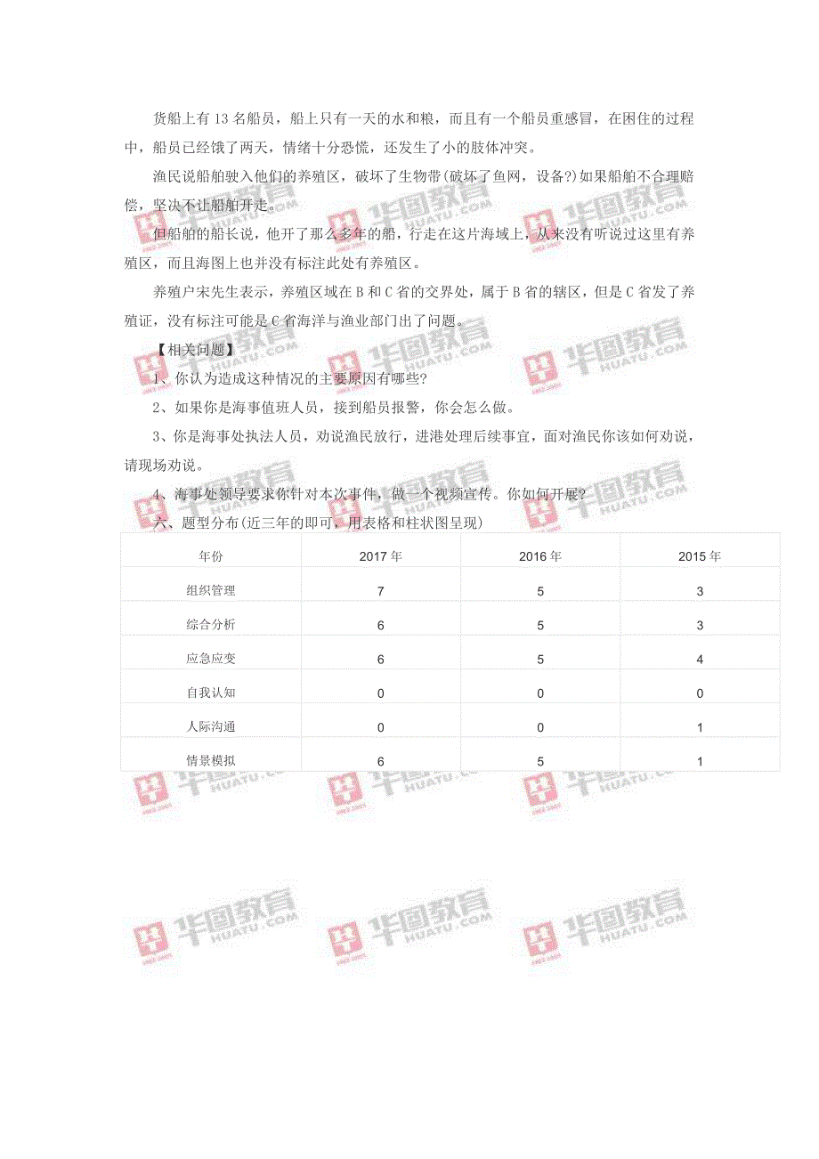 2018年国考面试考情考务-海事专项_第2页