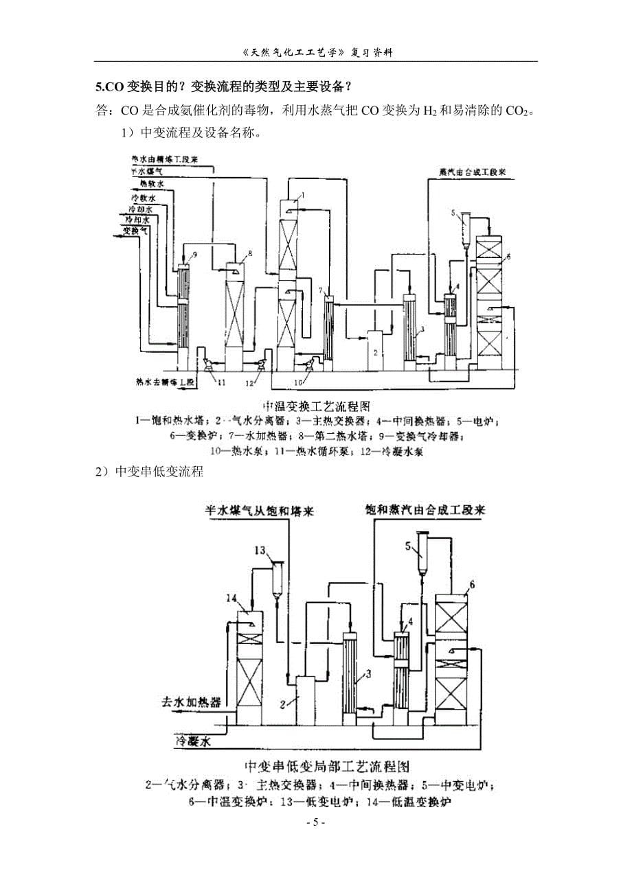 《天然气化工工艺学》复习资料_第5页