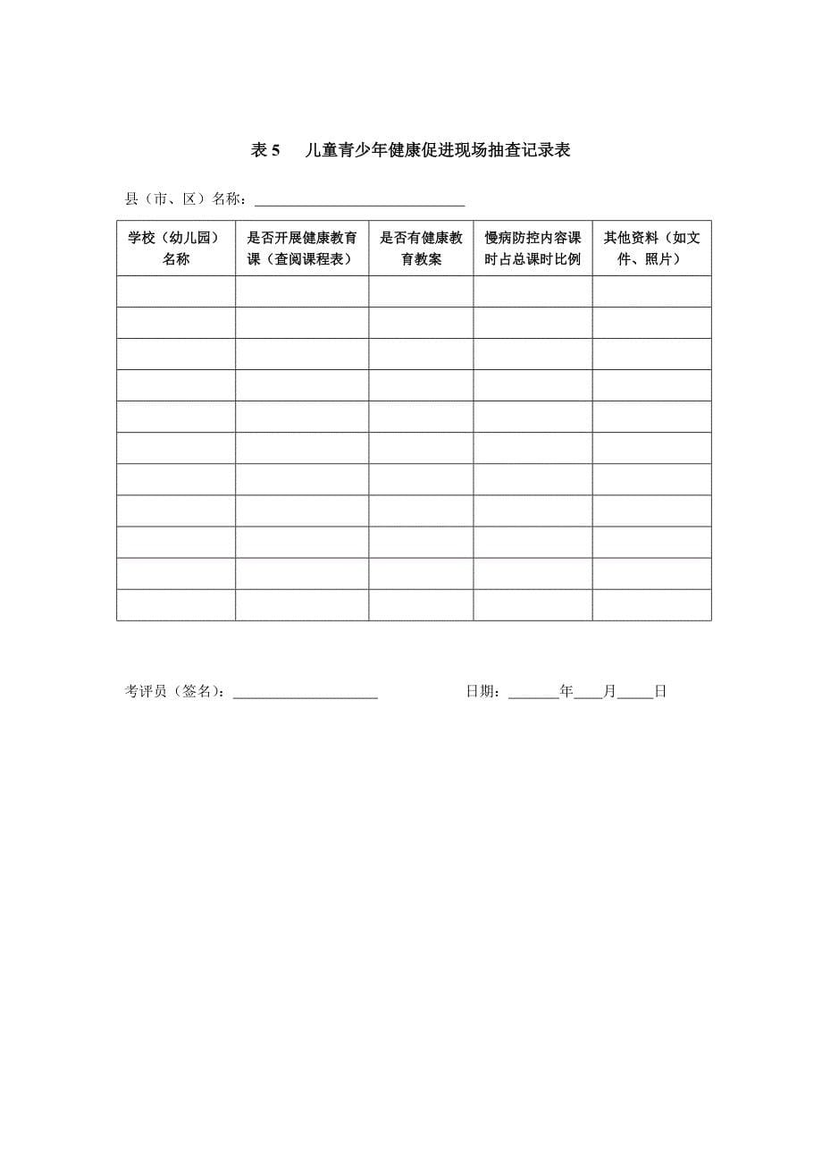 创慢病示范县现场考评附表_第5页