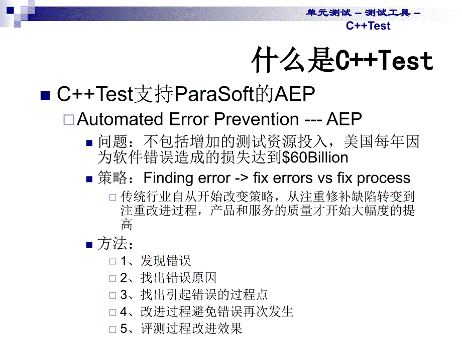 软件质量保证与测试34Unit Testing C++Test_第4页