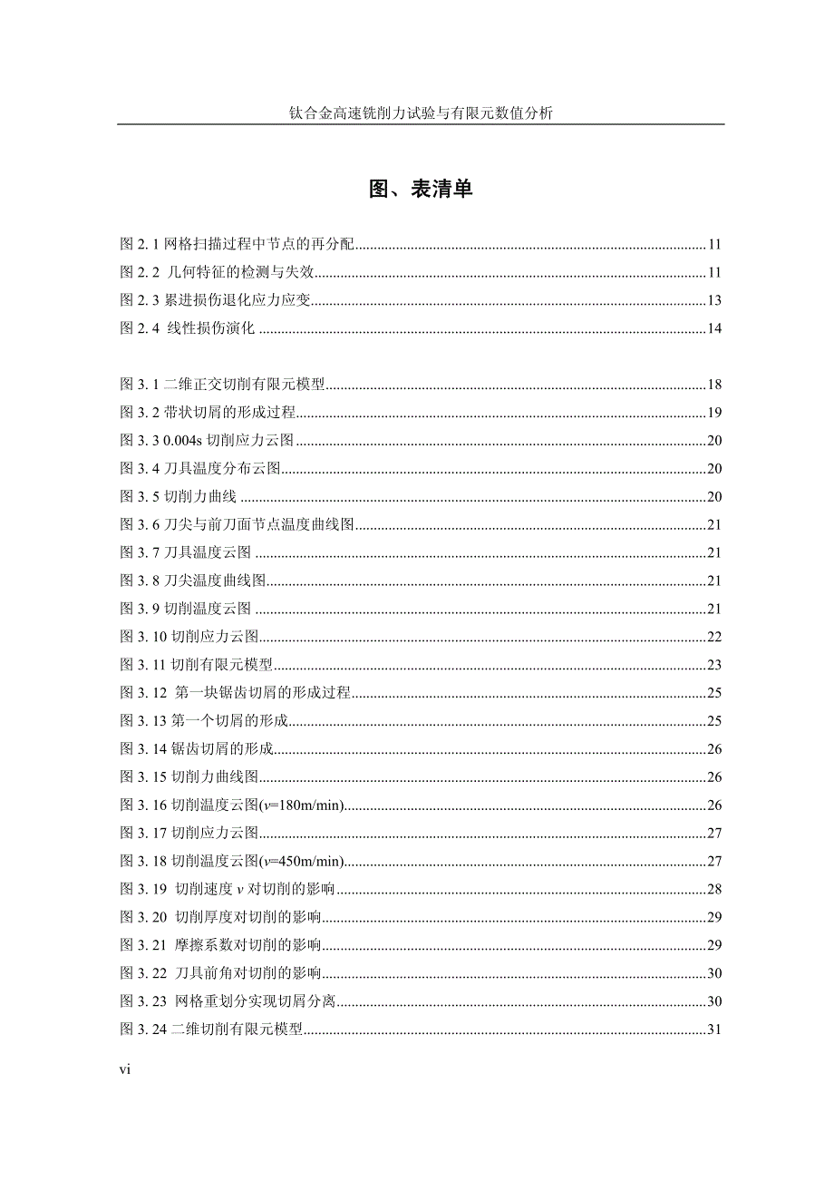 钛合金高速铣削力试验与有限元数值分析_第4页