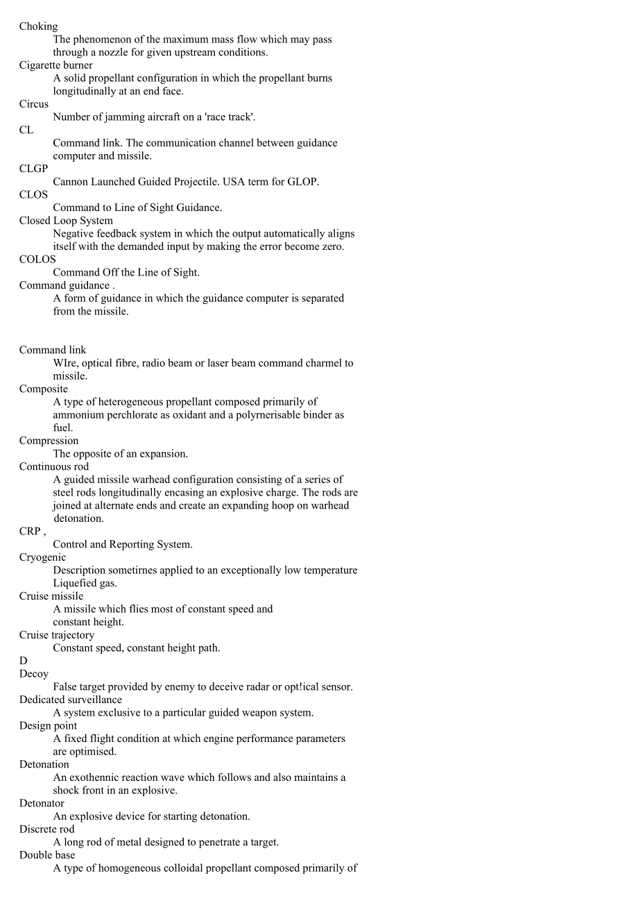 飞行器概论 Glossary-(英文版)-_第3页