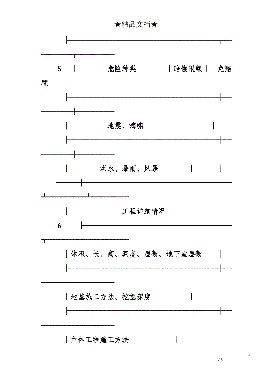 投保申请书_第4页