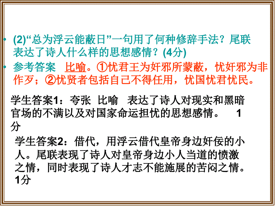 严伟用咏史怀古诗鉴赏课件_第4页