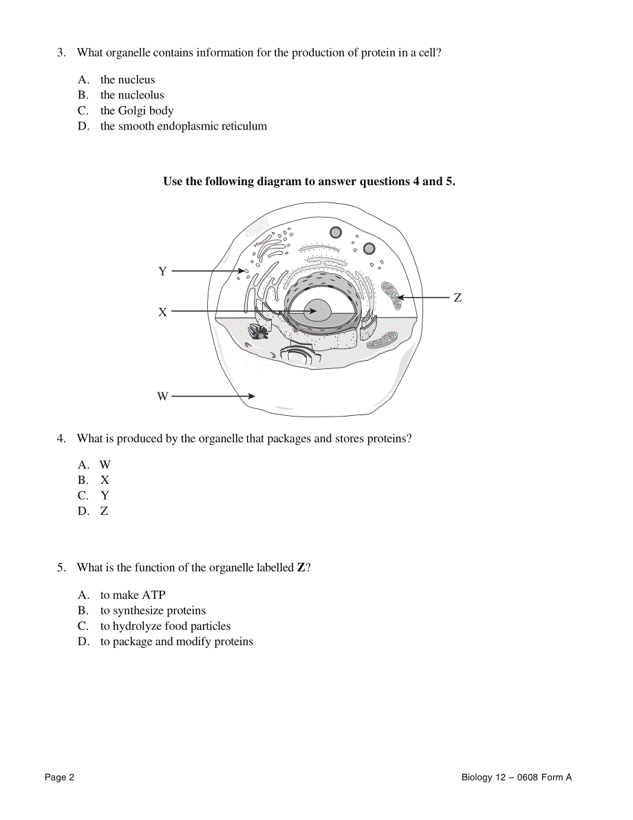 2006年加拿大省考生物试卷_第4页