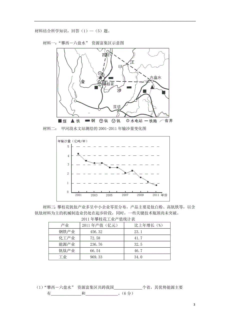 高考地理冲刺复习 精练5_第3页