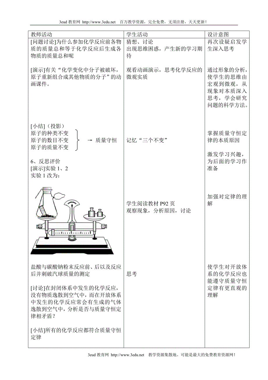 九年级化学质量守恒定律11_第3页