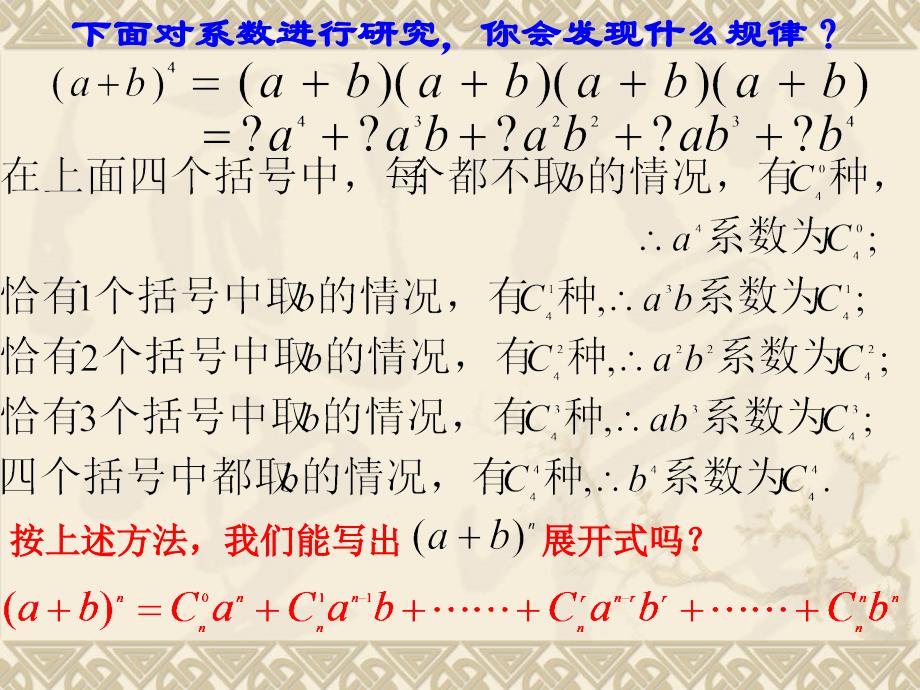 wj《二项式定理》课件(苏教版选修2-3)_第4页