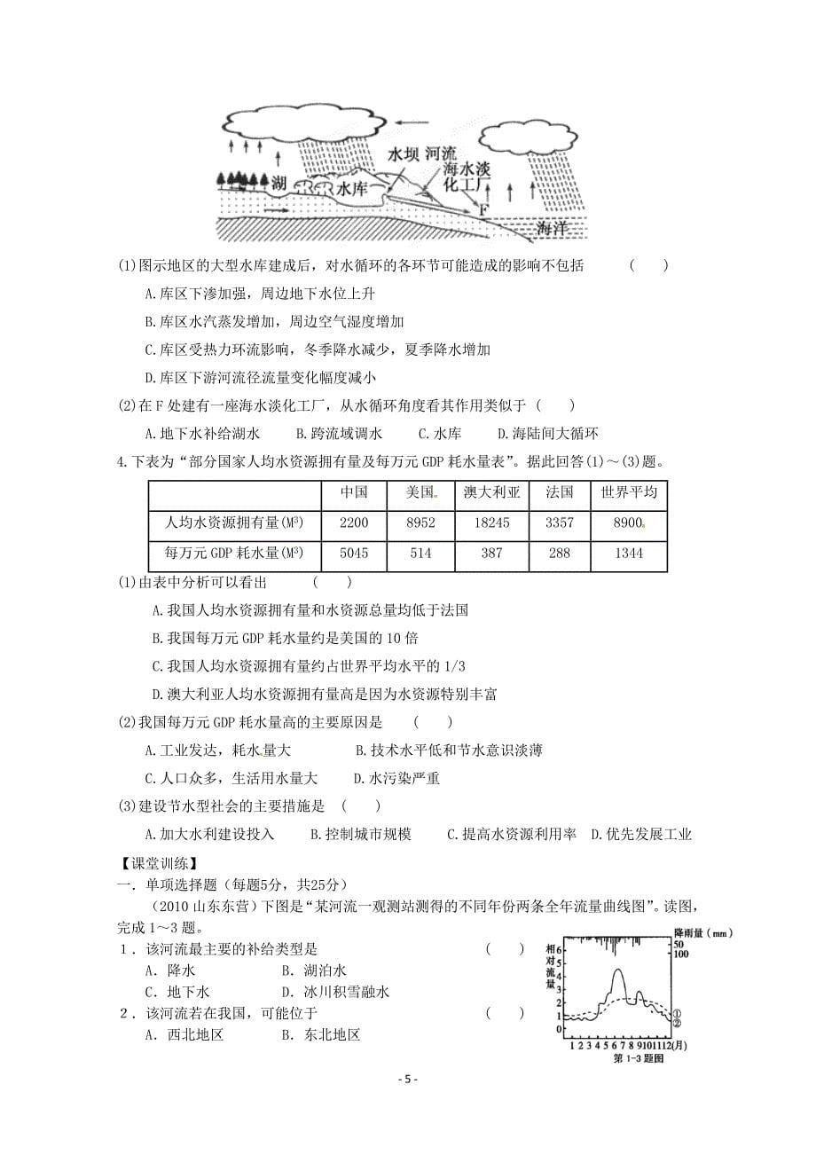 专题七水循环和洋流_第5页