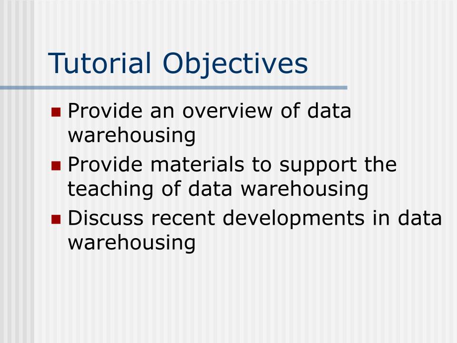 数据仓库讲义之Recent Developments in Data Warehousing_第2页