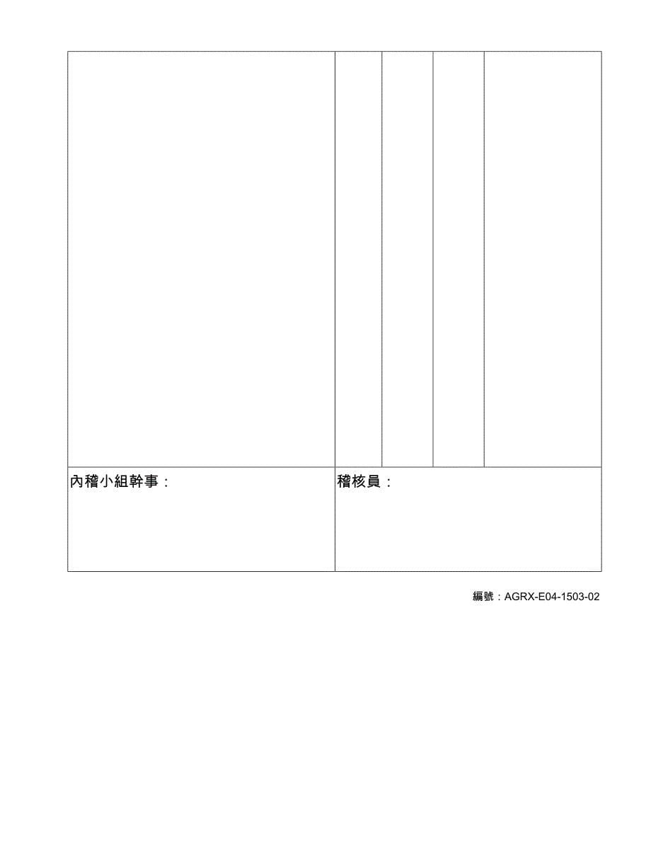 淡江大学内部环境稽核查检表_第5页