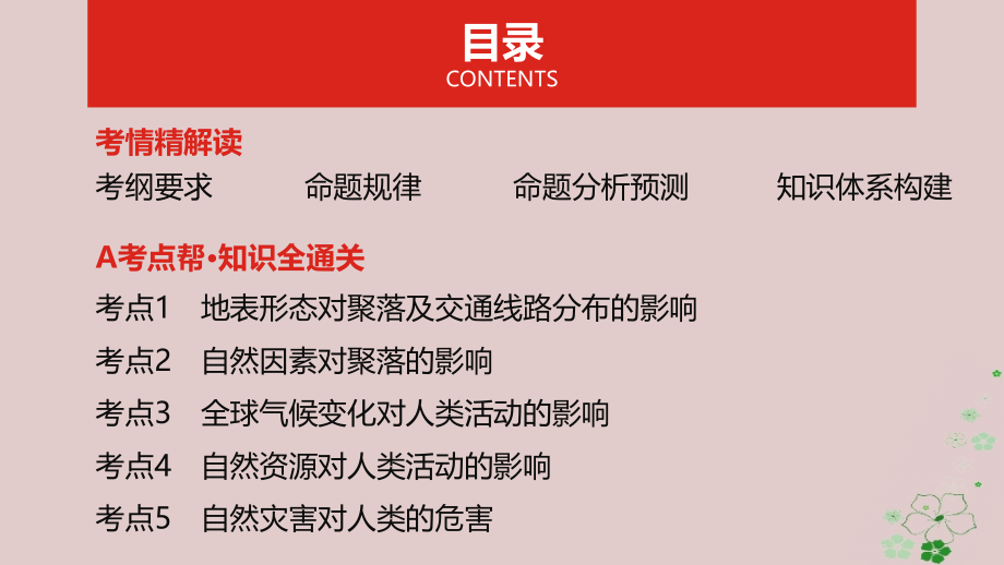 2019版高考地理一轮复习第七单元自然环境对人类活动的影响课件_第2页