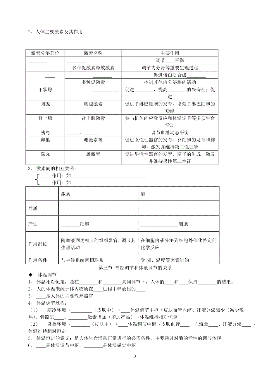 必修三复习学案(自拟)_第3页