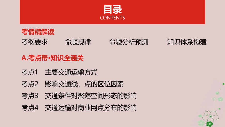 2019版高考地理一轮复习第十二单元交通运输布局及其影响课件_第2页