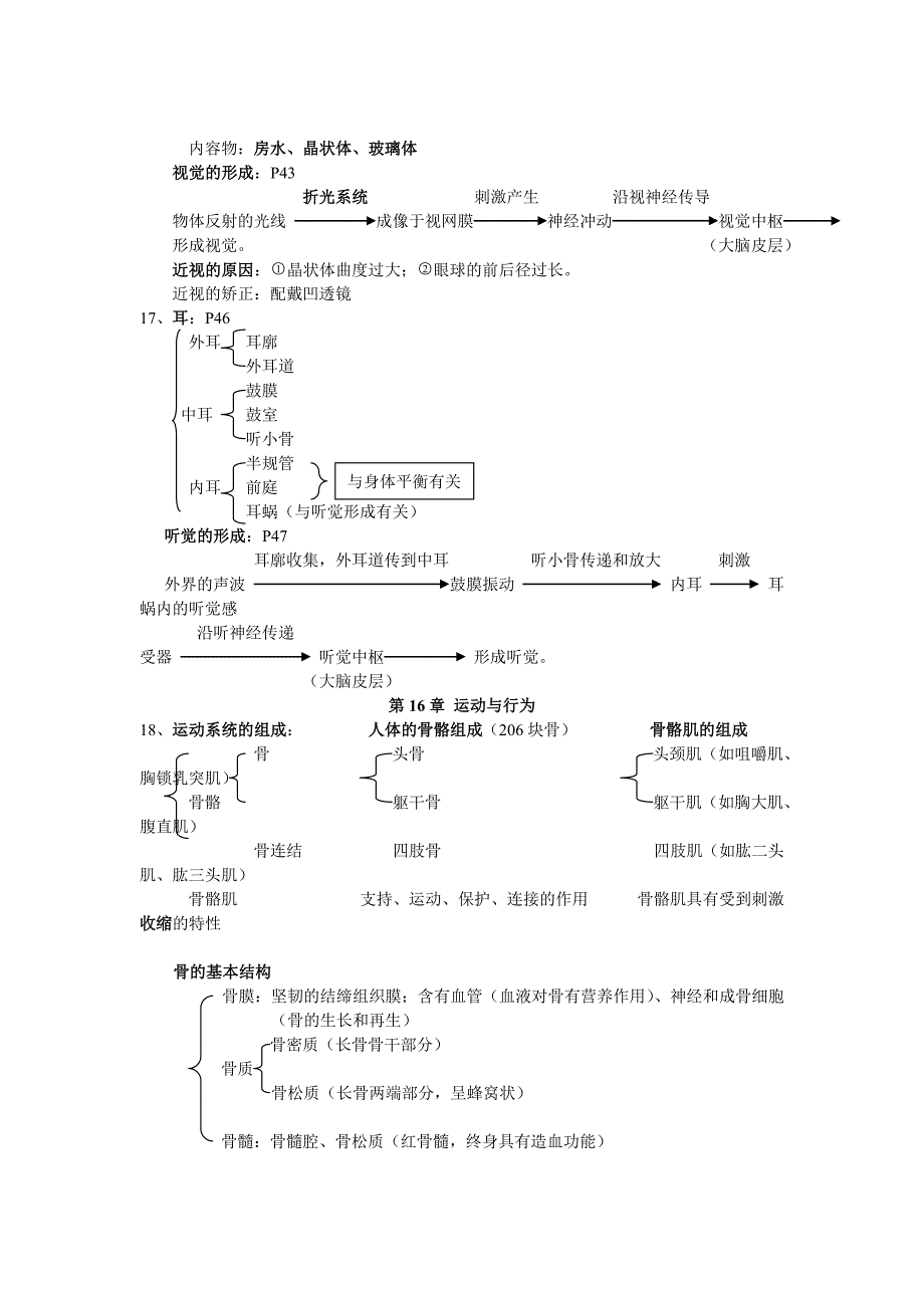 八年级生物期末复习资料_第4页