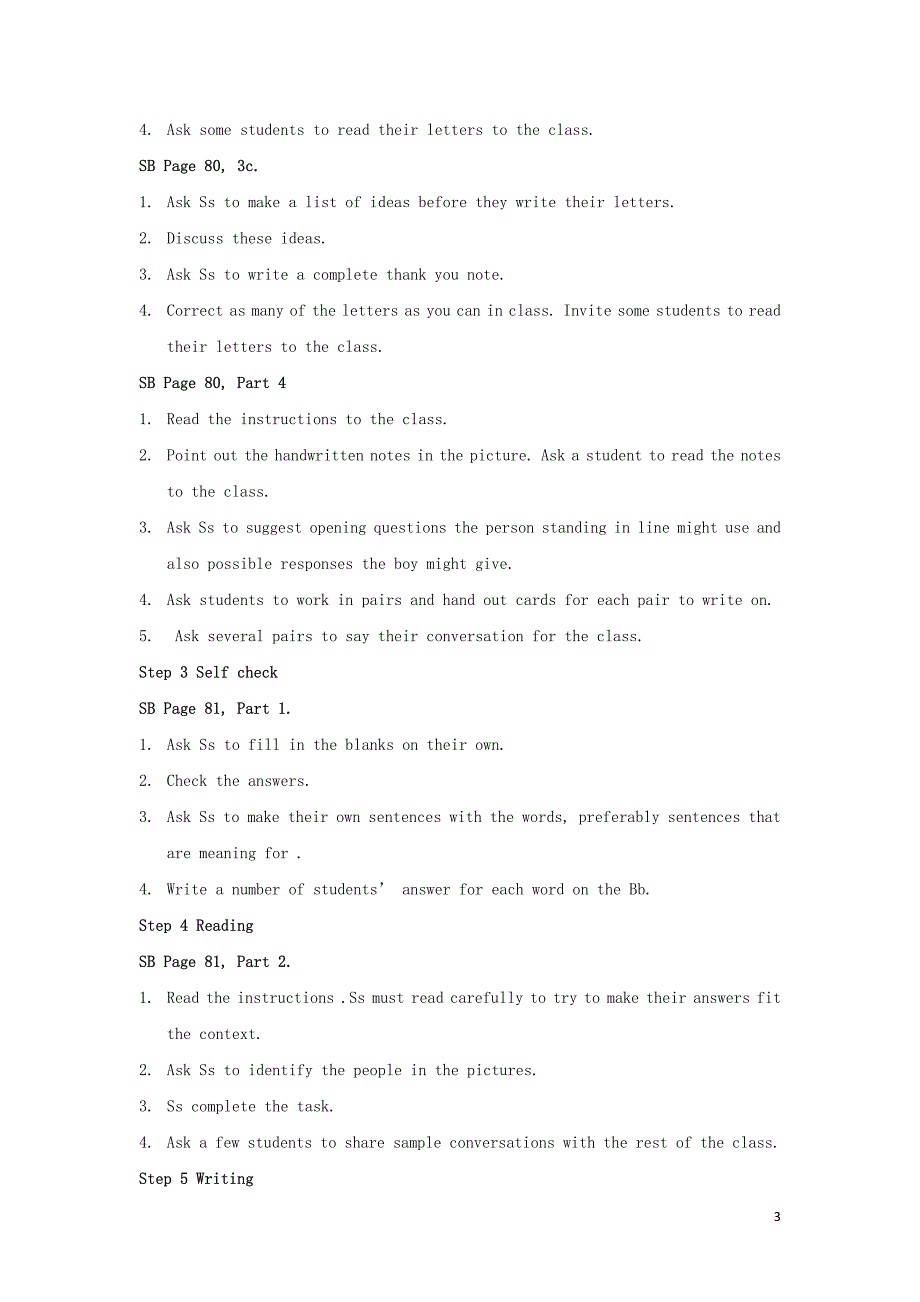 河南省南乐县张果屯乡中学八年级英语下册Unit 10《It’s a nice day, isn’t it》Period学案3 人教新目标版_第3页