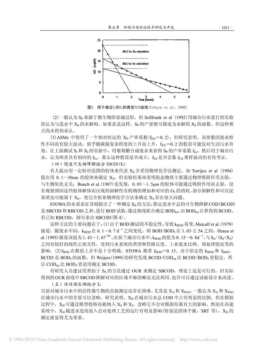 城市污水cod组分划分_测试与标准化表征_第5页