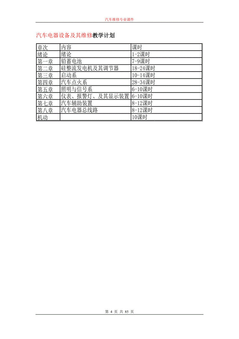 汽车电器设备维修手册_第4页