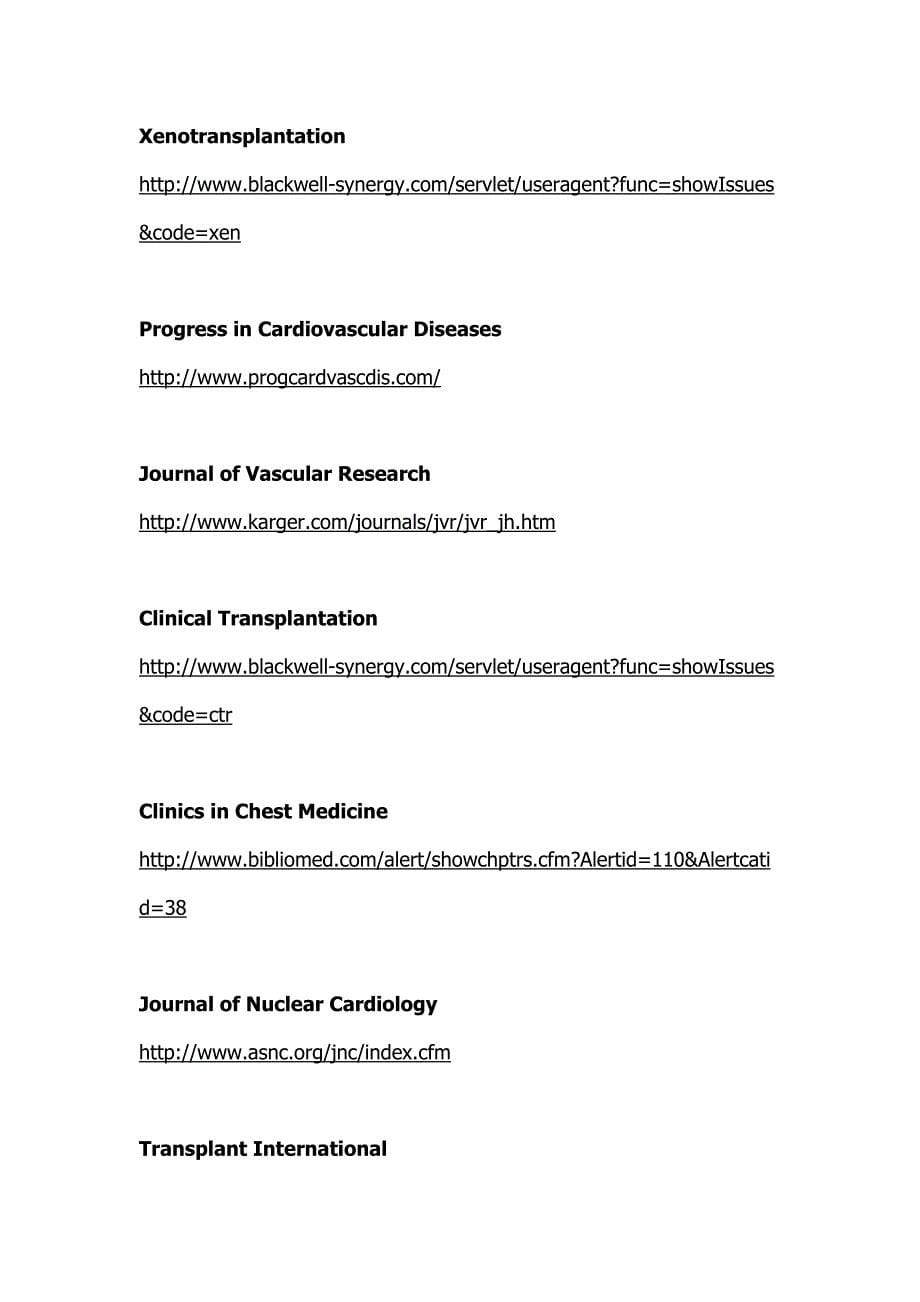 主要心血管杂志网址_第5页