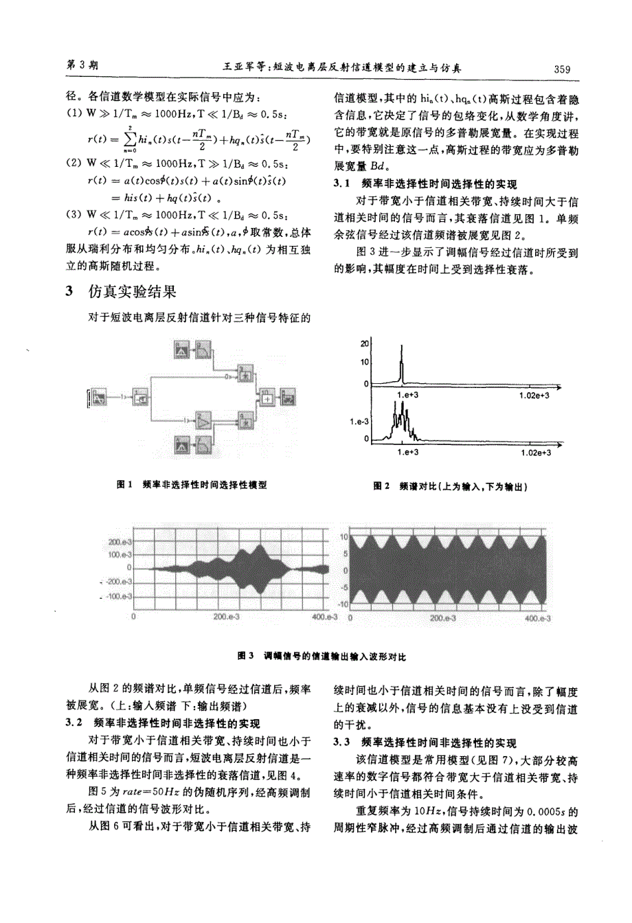 短波电离层反射信道模型的建立与仿真_第3页