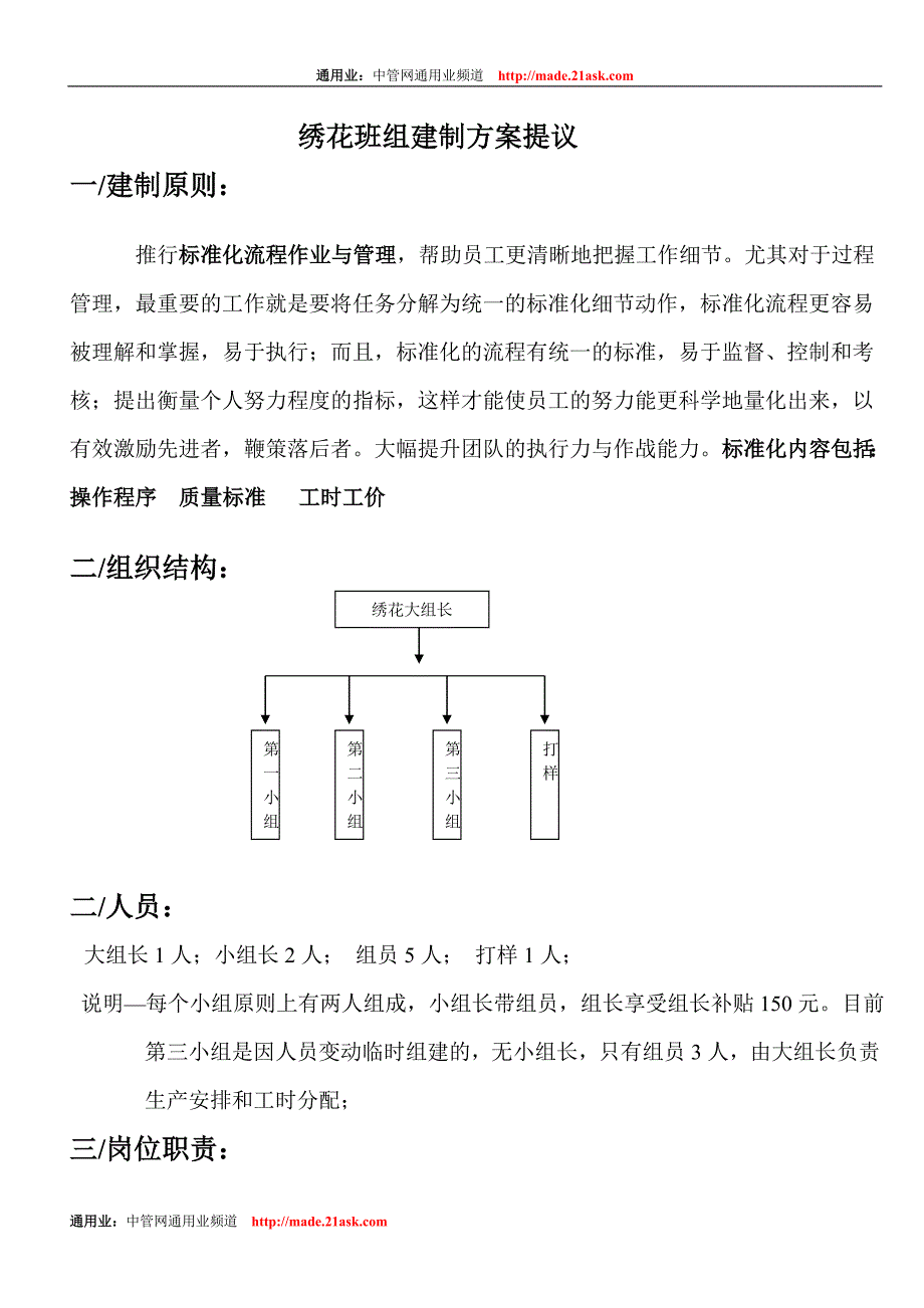 绣花班组建制方案提议_第1页