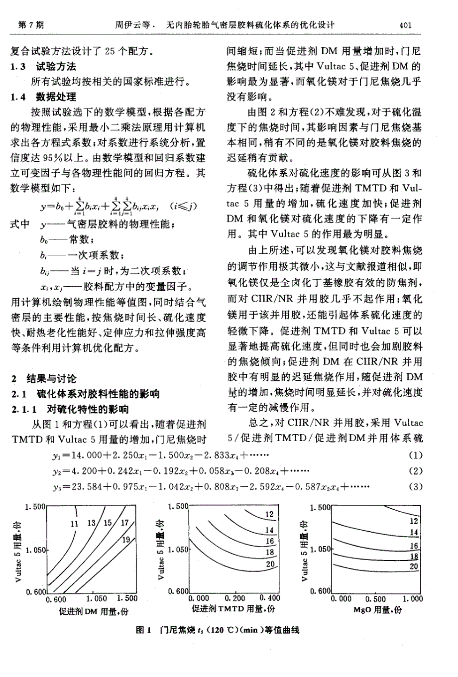 无内胎轮胎气密层胶料硫化体系的优化设计_第2页