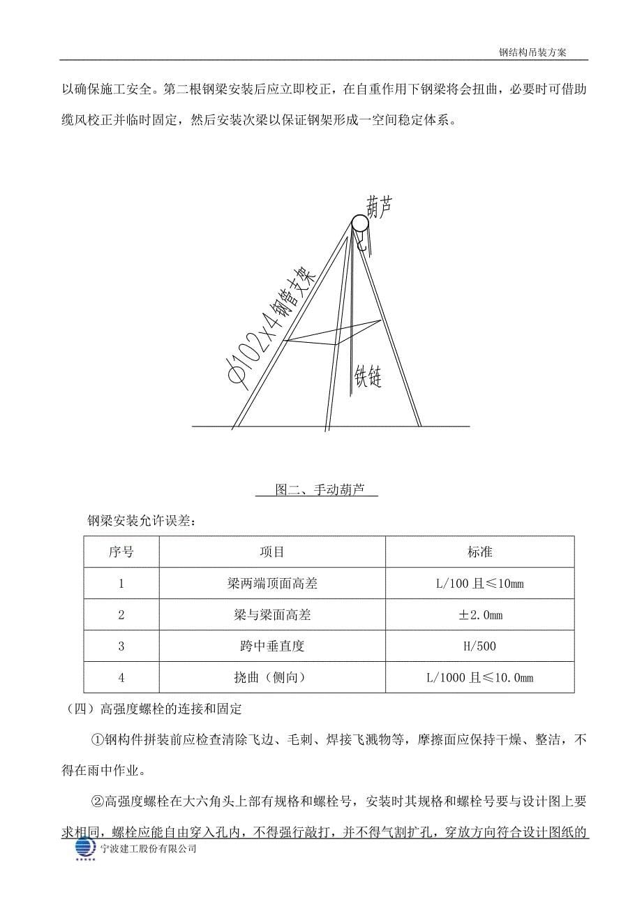 C钢结构吊装方案-手工葫芦_第5页