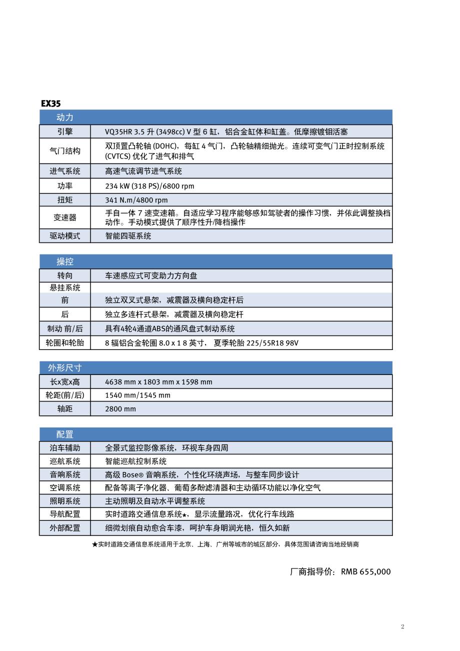 英菲尼迪ex销售话术_第4页