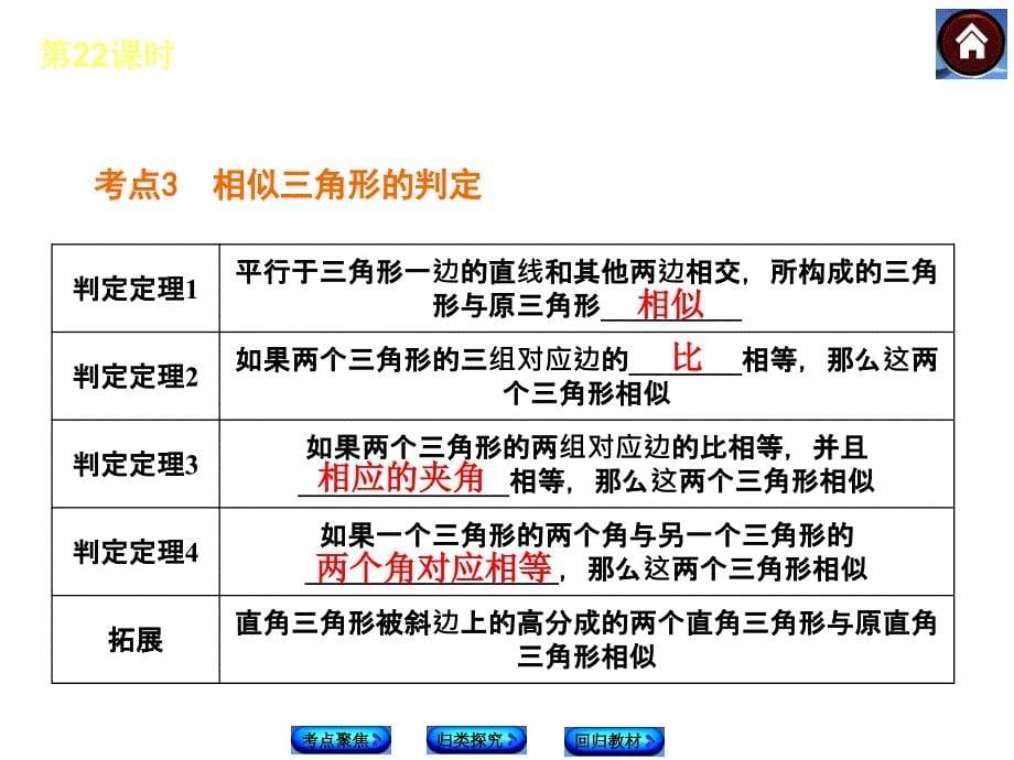 中考数学复习方案(22)相似三角形及其应用(24页)_第5页