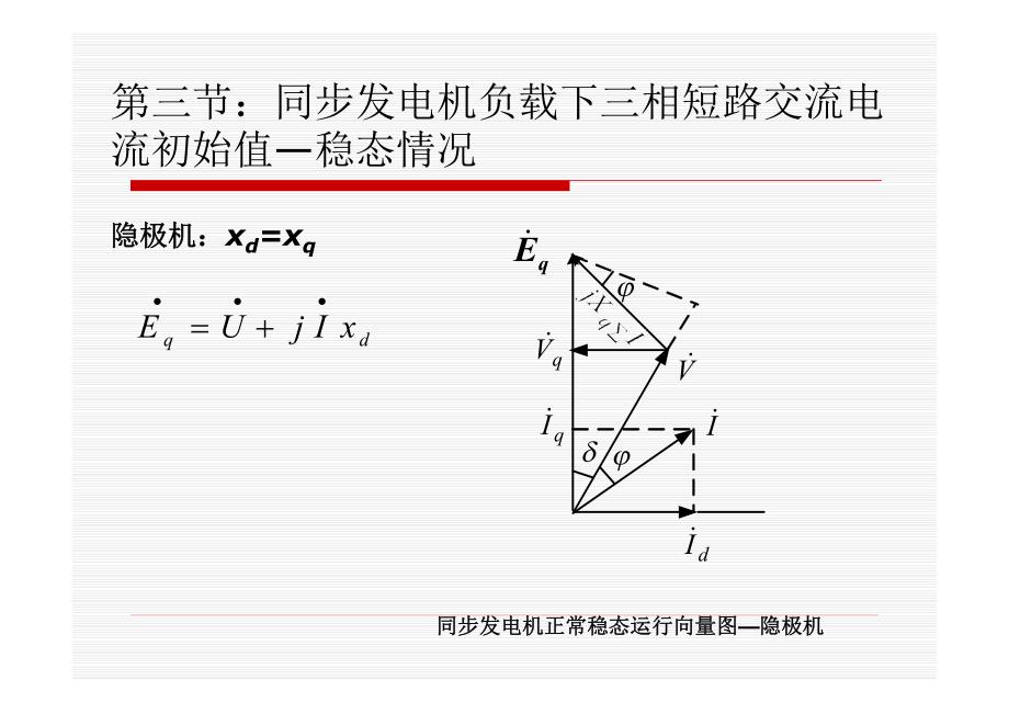 同步发电机突然三相短路分析-第三讲_第3页