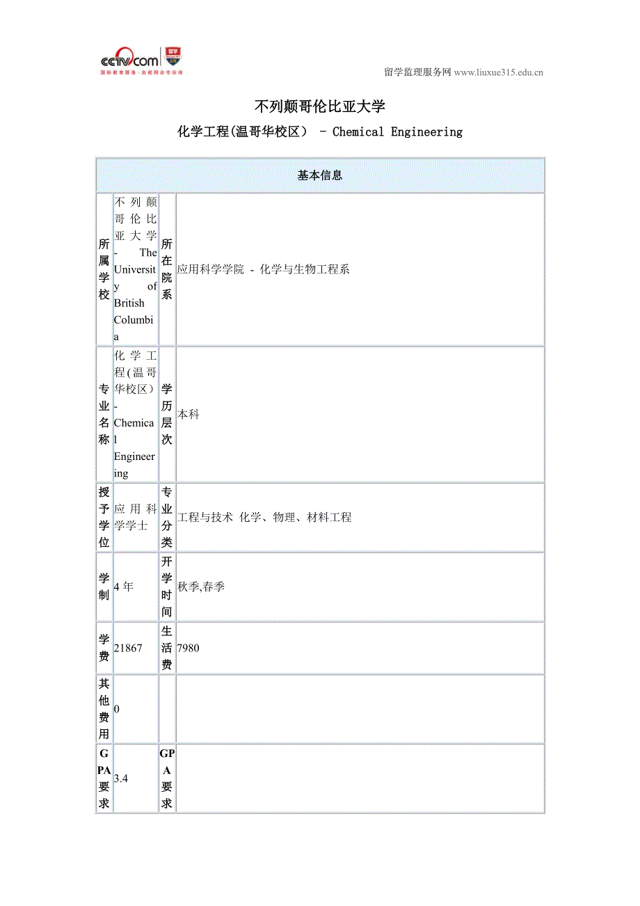 不列颠哥伦比亚大学化学工程(温哥华校区)本科_第1页