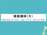 八年级语文下册阶段测评六习题课件新人教版